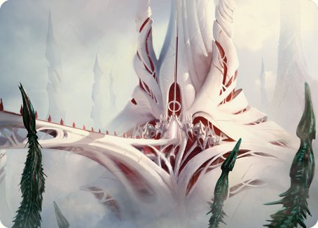 The Fair Basilica Art Card [Phyrexia: All Will Be One Art Series] | Silver Goblin