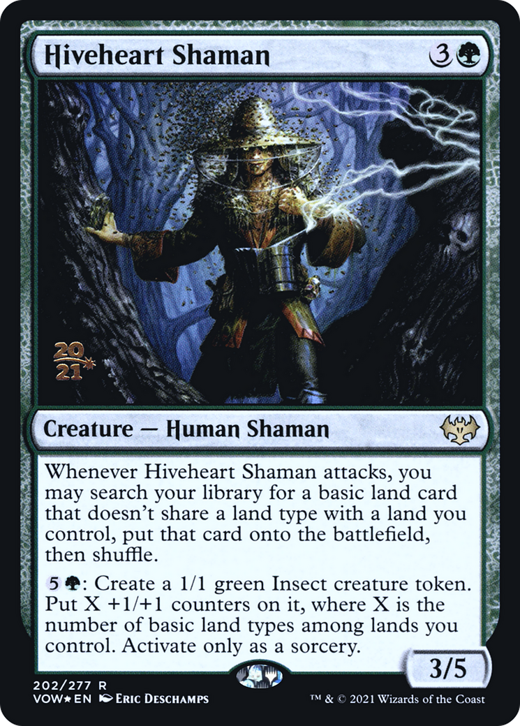 Hiveheart Shaman (202) Foil - Innistrad: Crimson Vow Promos