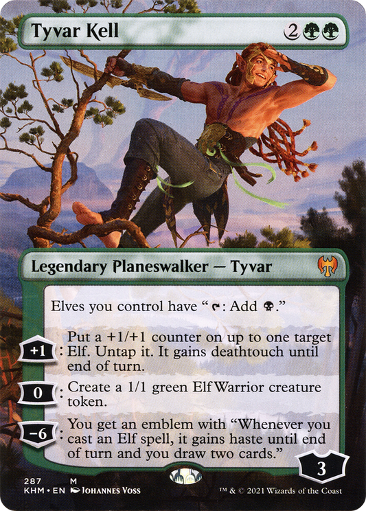 Tyvar Kell (Borderless) [Kaldheim] Foil