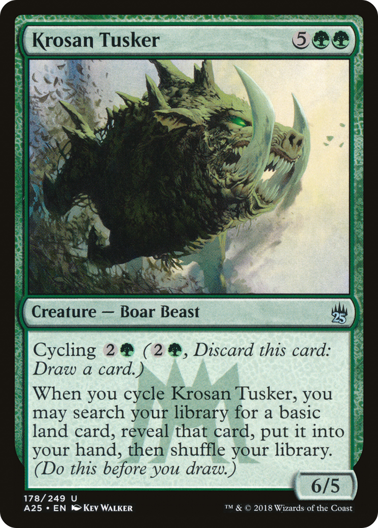 Krosan Tusker (178) Foil - Masters 25