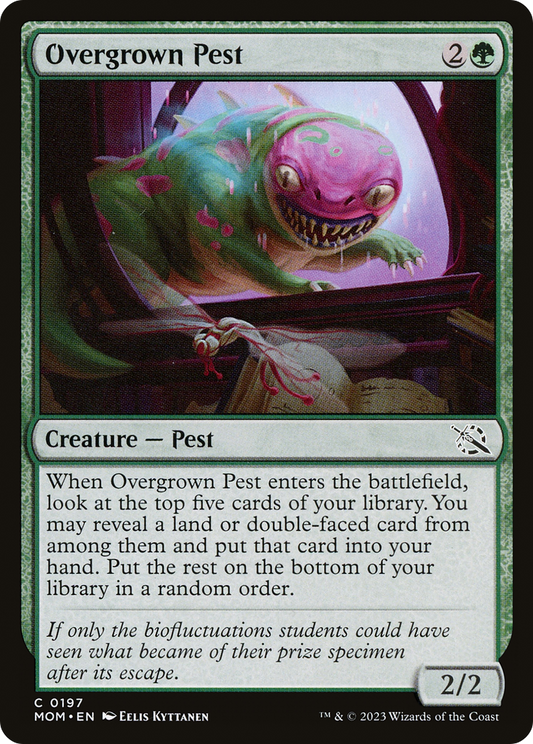 Overgrown Pest (197) Foil - March of the Machine