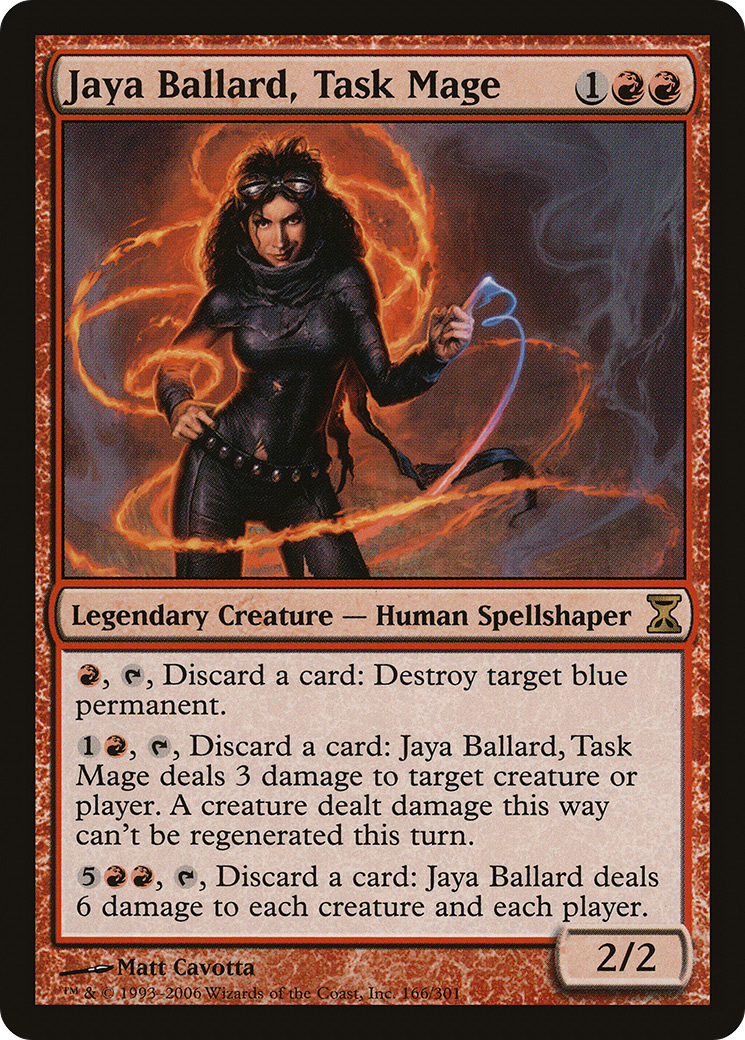 Jaya Ballard, Task Mage (166) - Time Spiral