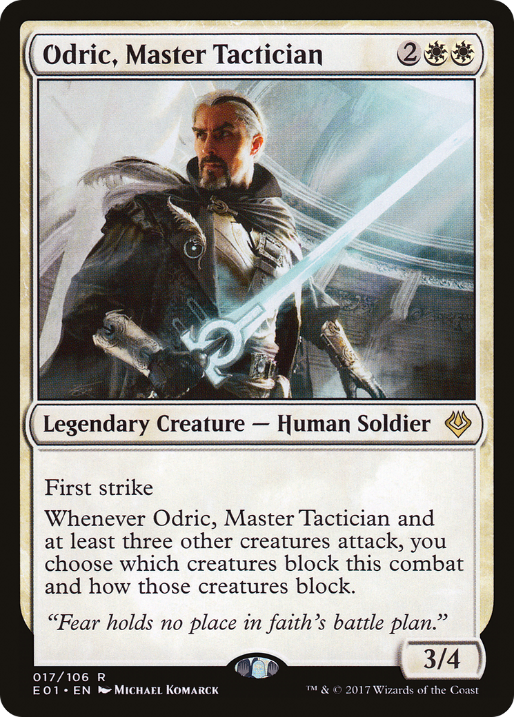 Odric, Master Tactician (017) - Archenemy: Nicol Bolas
