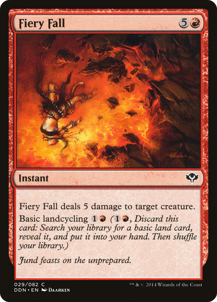 Fiery Fall (029) - Duel Decks: Speed vs. Cunning