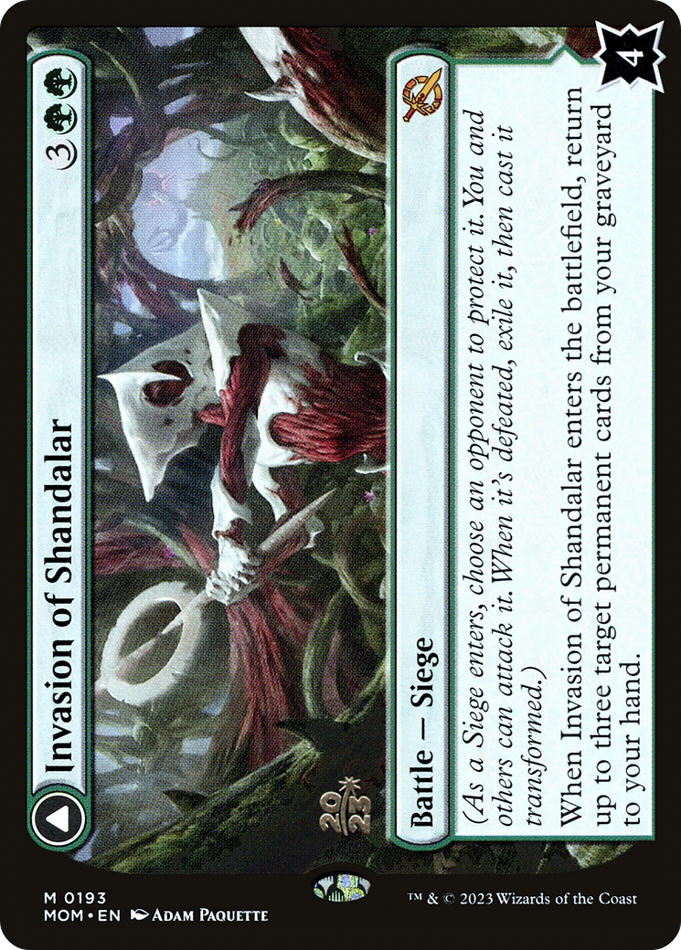 Invasion of Shandalar // Leyline Surge [March of the Machine Prerelease Promos] | Silver Goblin