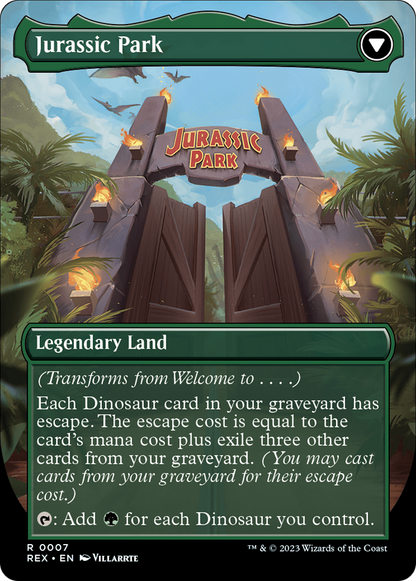 Welcome to . . . (007) Foil - Jurassic World Collection