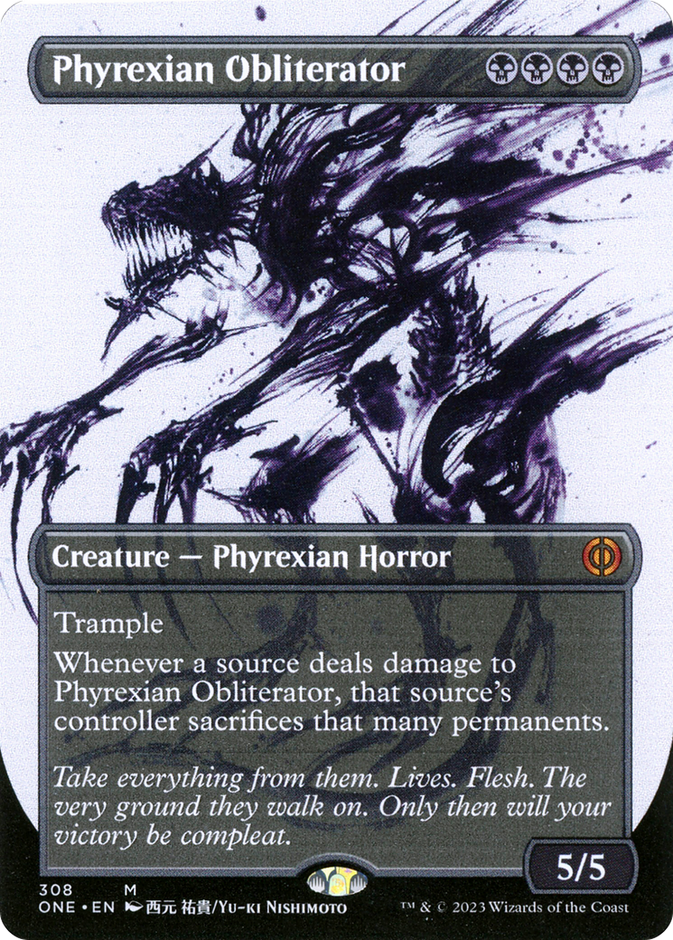 Phyrexian Obliterator (Showcase) (308) Foil - Phyrexia: All Will Be One