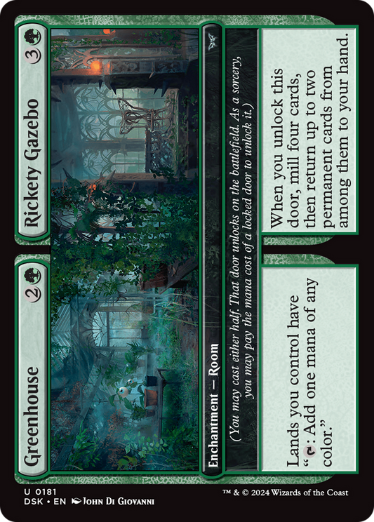 Greenhouse // Rickety Gazebo (181) Foil - Duskmourn: House of Horror