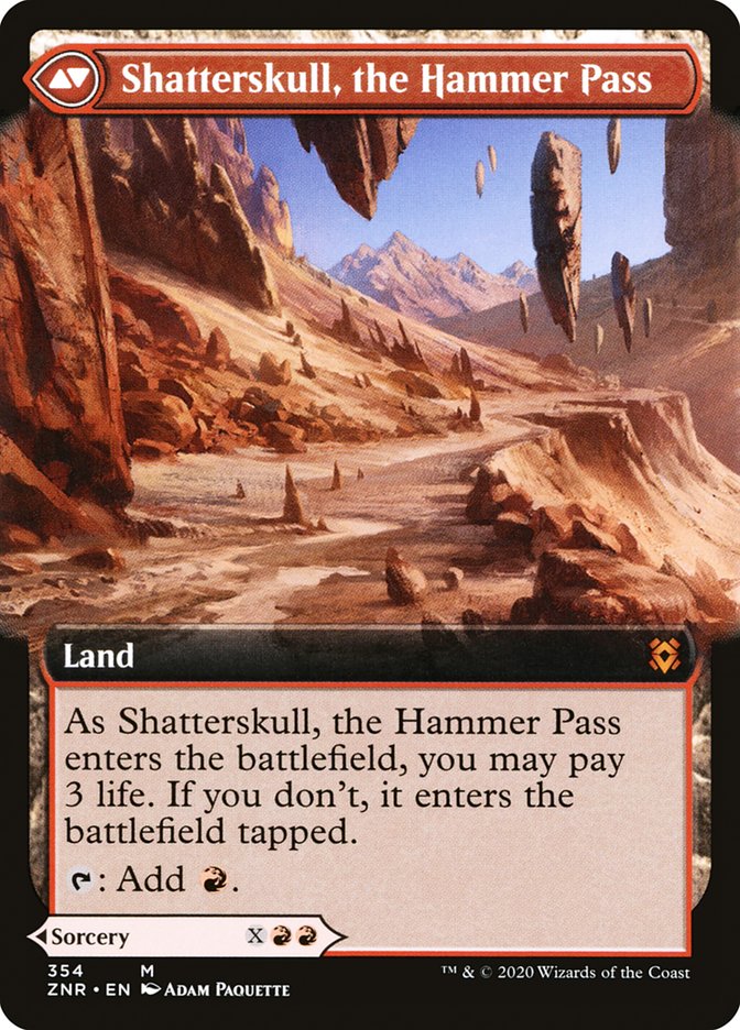 Shatterskull Smashing (Extended Art) (354) Foil - Zendikar Rising