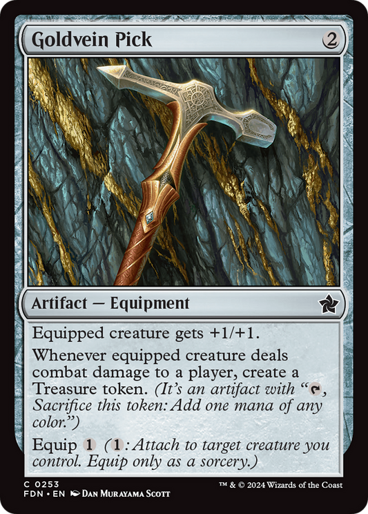 Goldvein Pick [Foundations] Foil
