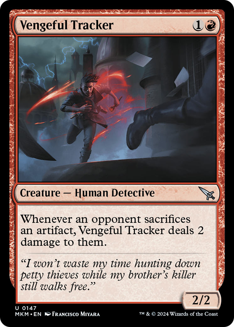 Vengeful Tracker [Murders at Karlov Manor] Foil