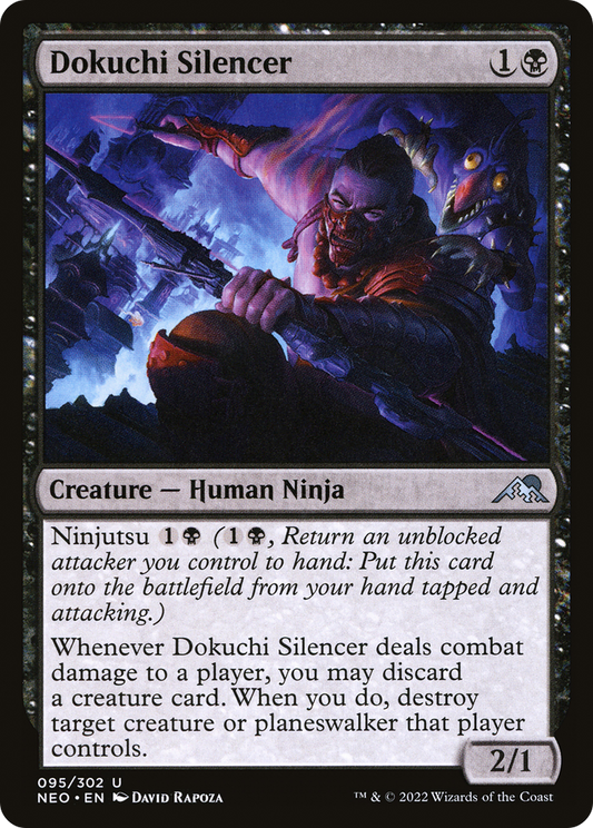 Dokuchi Silencer (095) - Kamigawa: Neon Dynasty