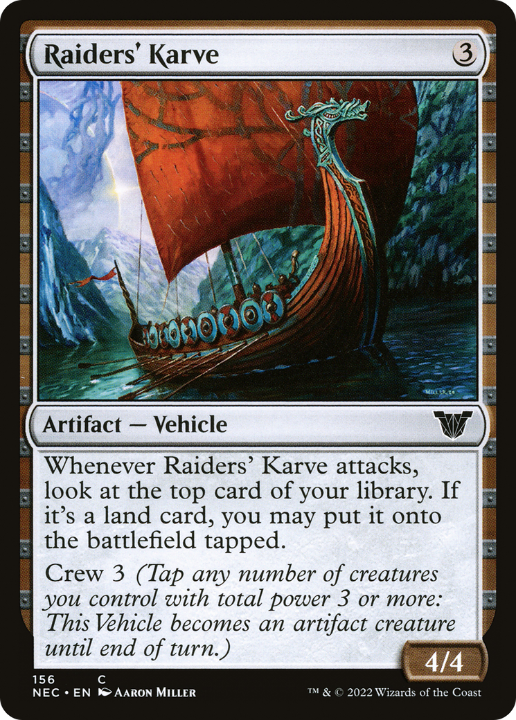 Raiders' Karve (156) - Neon Dynasty Commander