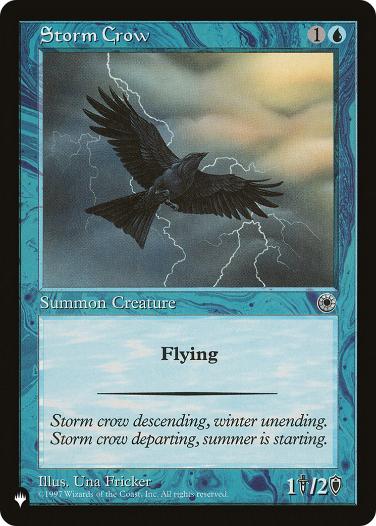 Storm Crow (Retro) (POR-69) - The List