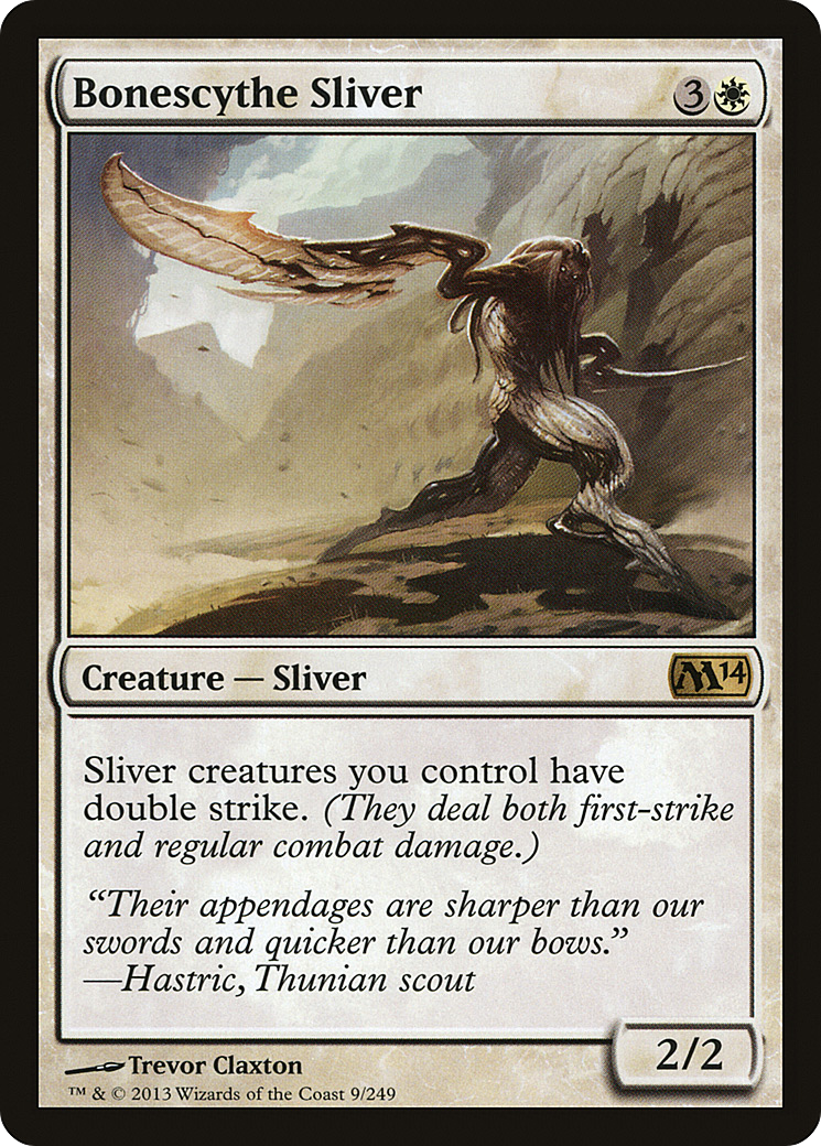 Bonescythe Sliver (009) - Magic 2014