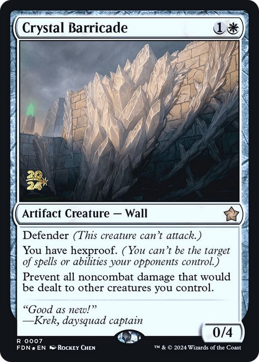 Crystal Barricade Foil (07S)