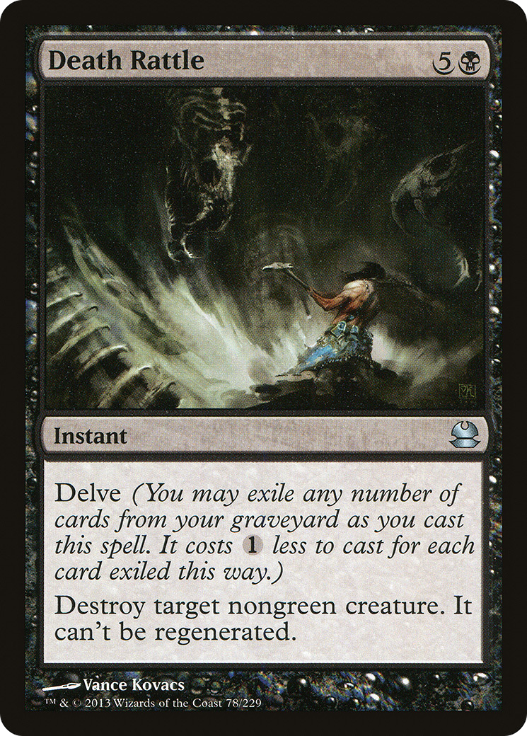 Death Rattle (078) Foil - Modern Masters