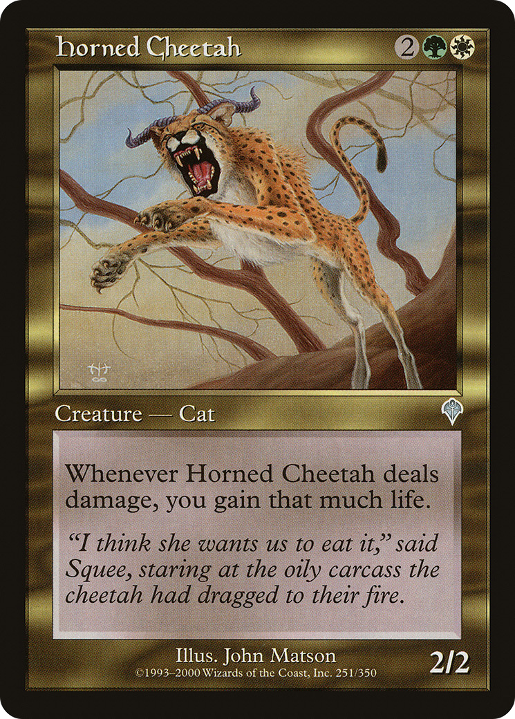 Horned Cheetah (251) Foil - Invasion