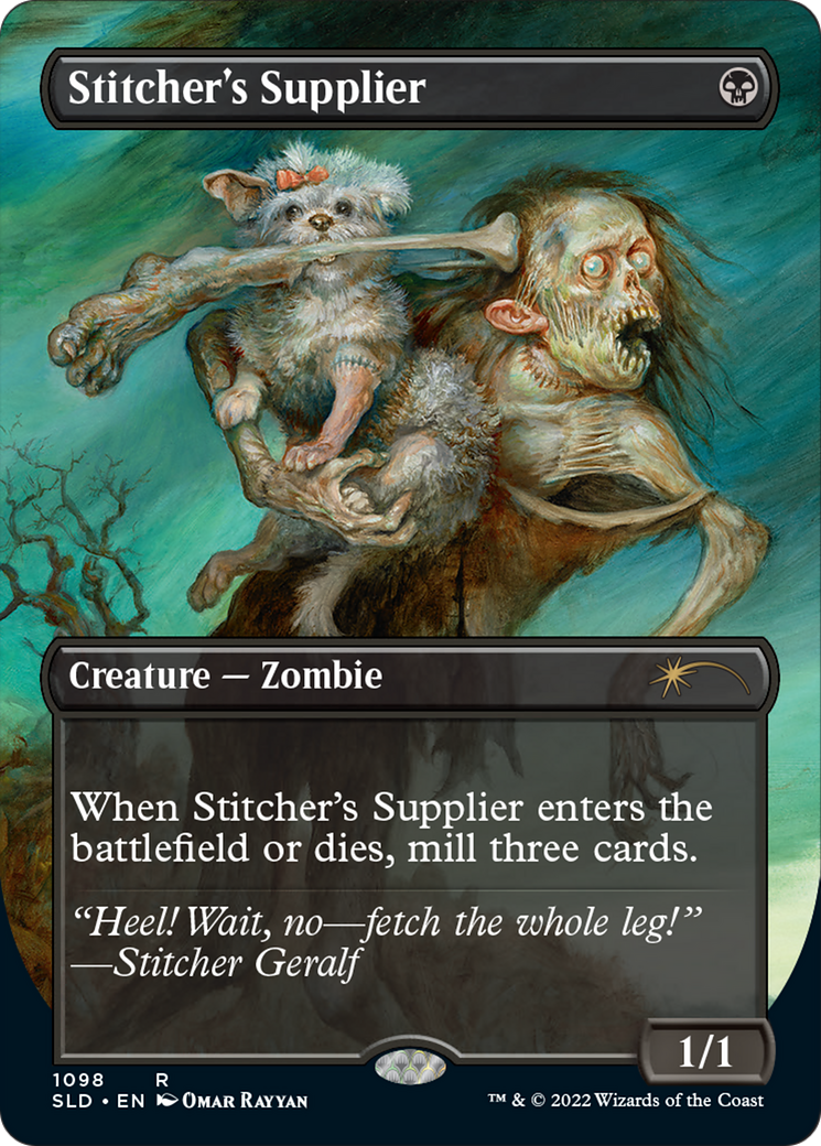 Stitcher's Supplier (Borderless) (1098) Foil - Secret Lair Drop