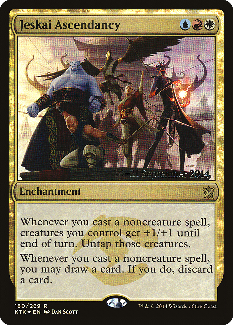 Jeskai Ascendancy (180) Foil - Khans of Tarkir Promos