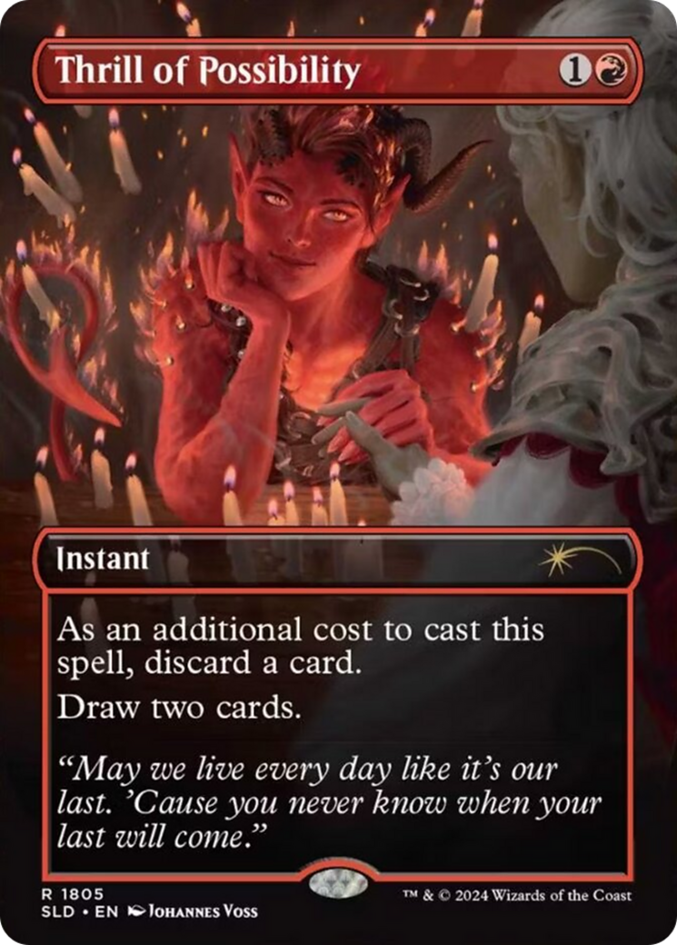 Thrill of Possibility (1805) Foil - Secret Lair Drop Series