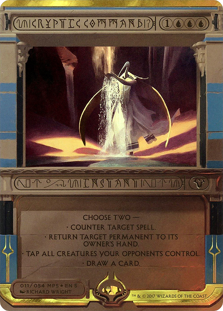 Cryptic Command (011) Foil - Amonkhet Invocations
