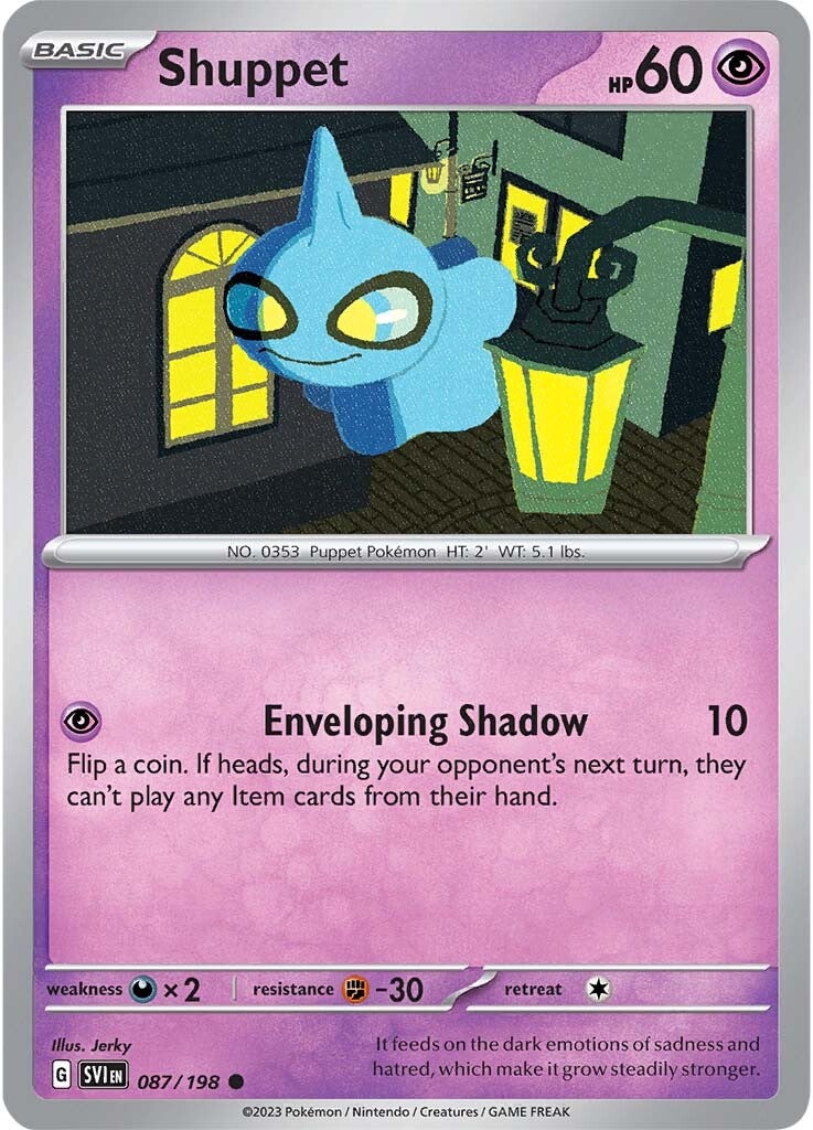 Shuppet (087/198) [Scarlet & Violet: Base Set] | Silver Goblin