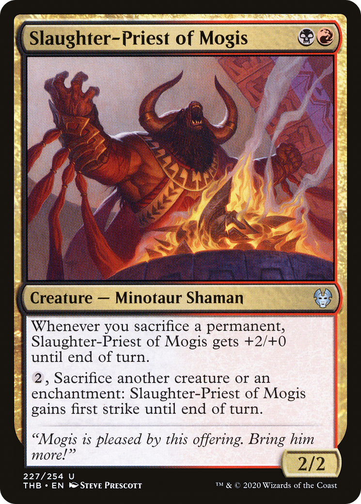 Slaughter-Priest of Mogis (227) Foil - Theros Beyond Death