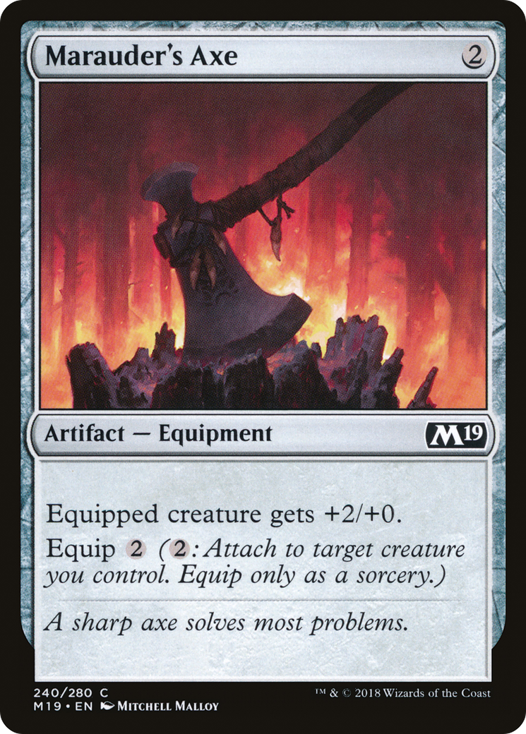 Marauder's Axe (240) - Core Set 2019