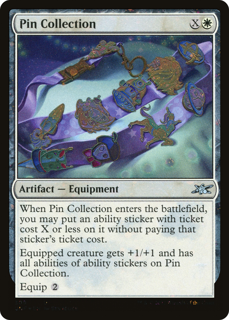 Pin Collection (Galaxy Foil) (309) Foil - Unfinity