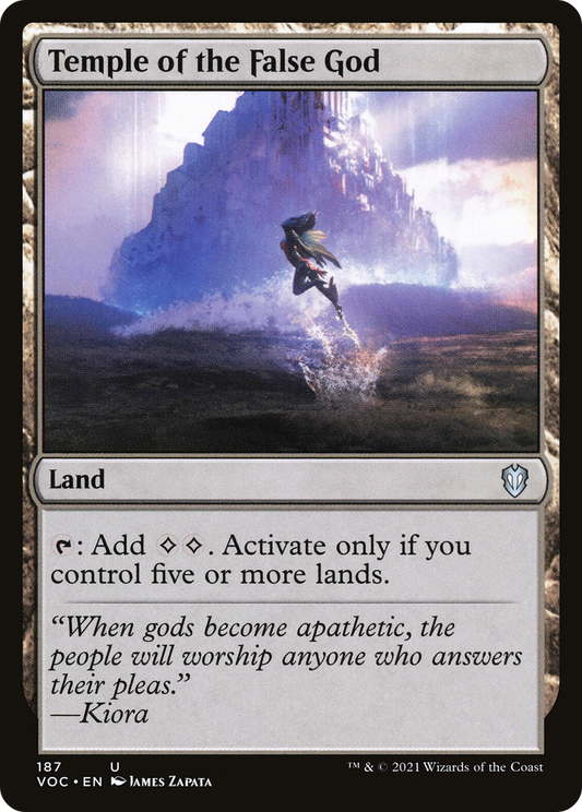 Temple of the False God (187) - Crimson Vow Commander