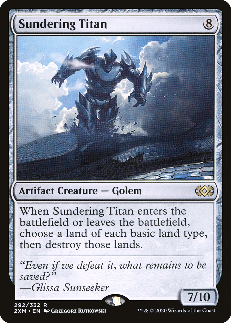 Sundering Titan (292) Foil - Double Masters