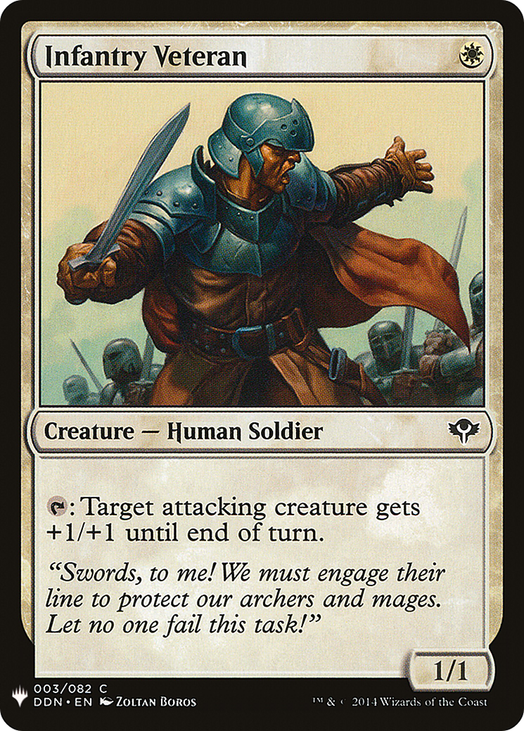 Infantry Veteran (DDN-3) - The List