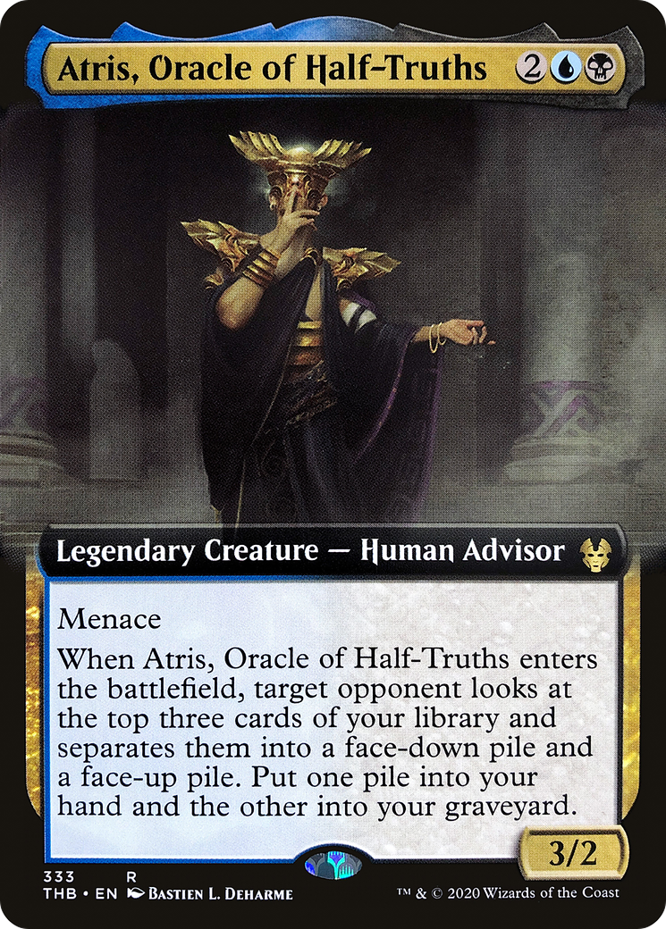 Atris, Oracle of Half-Truths (Extended Art) (333) Foil - Theros Beyond Death
