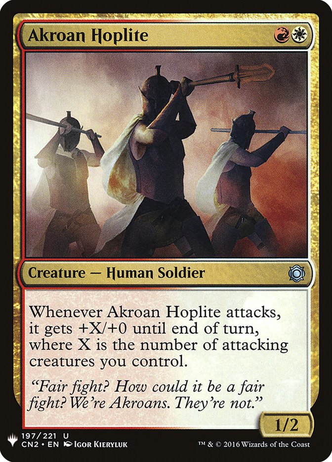 Akroan Hoplite [Mystery Booster] | Silver Goblin