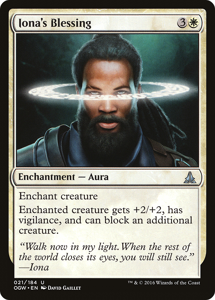 Iona's Blessing (021) Foil - Oath of the Gatewatch