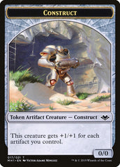 Soldier (004) // Construct (017) Double-Sided Token [Modern Horizons Tokens] | Silver Goblin