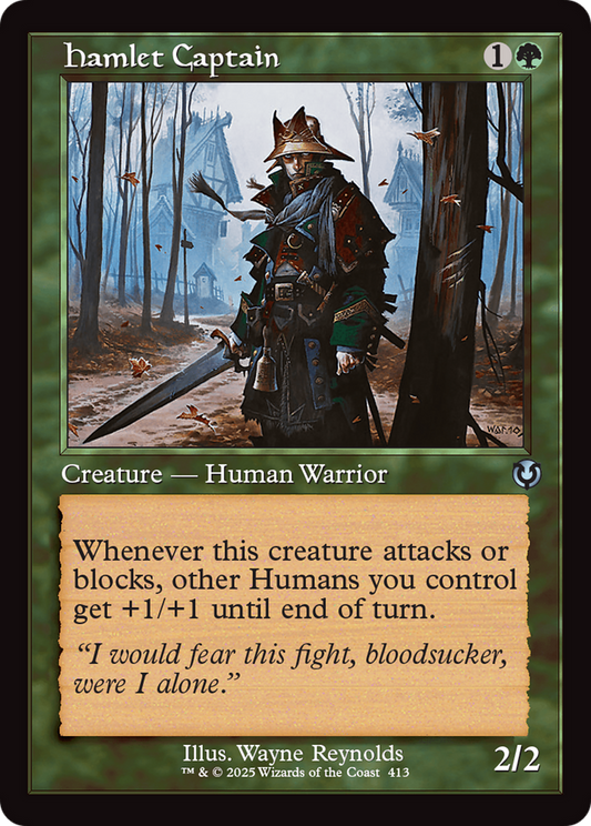 Hamlet Captain (Retro Frame) Foil (413) - Innistrad Remastered