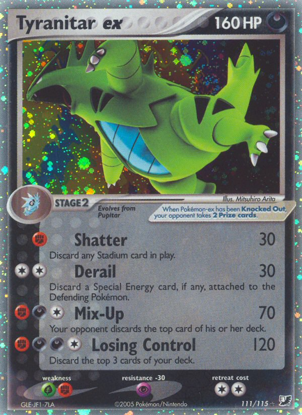 Tyranitar ex (111/115) [EX: Unseen Forces] | Silver Goblin