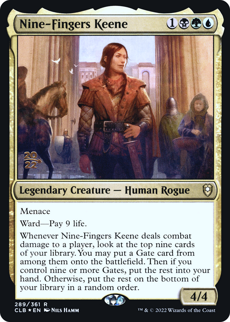 Nine-Fingers Keene (289) Foil - Battle for Baldur's Gate Promos
