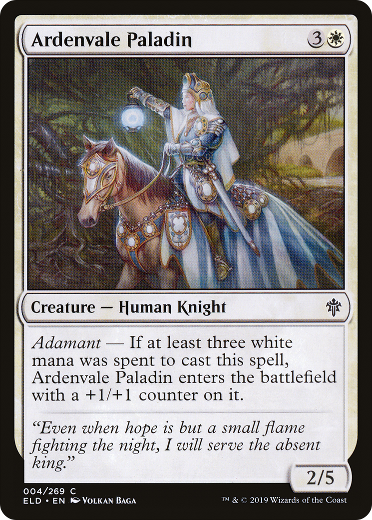 Ardenvale Paladin (004) - Throne of Eldraine