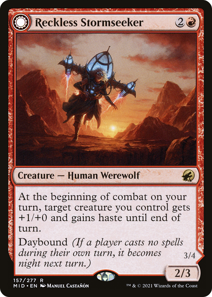 Reckless Stormseeker (157) Foil - Innistrad: Midnight Hunt