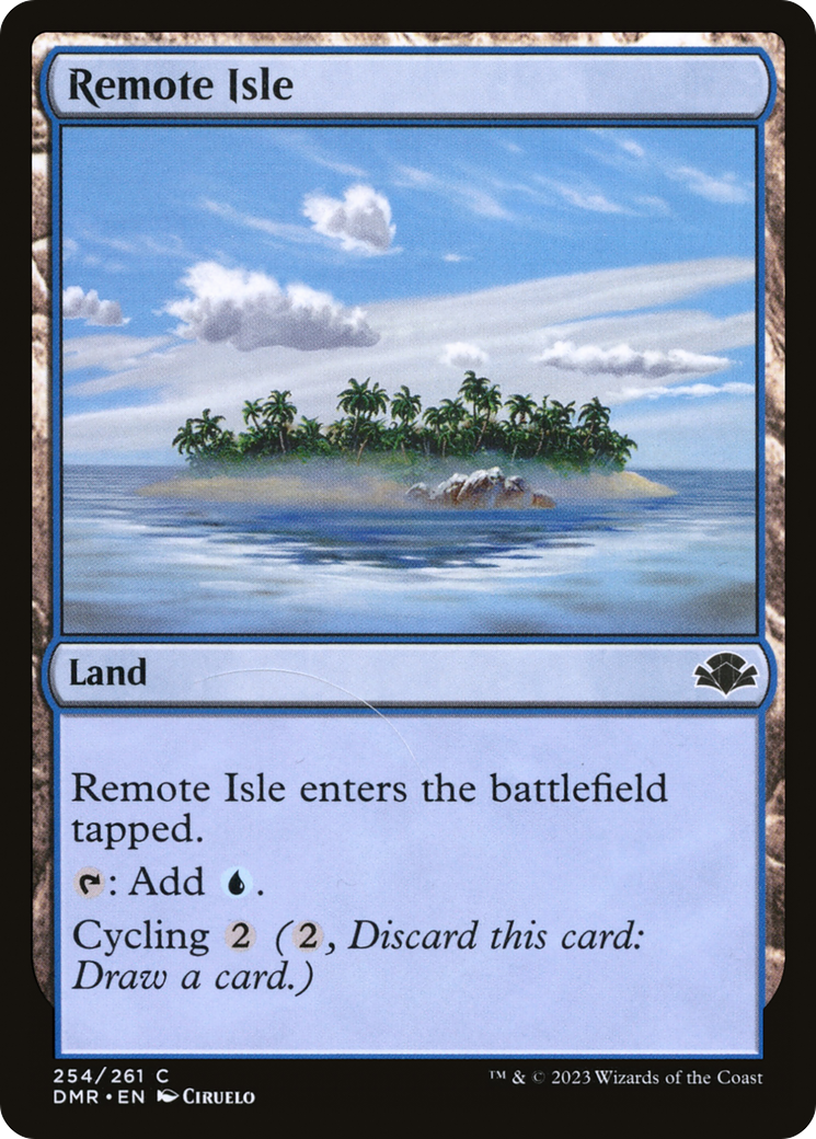 Remote Isle [Dominaria Remastered] Foil