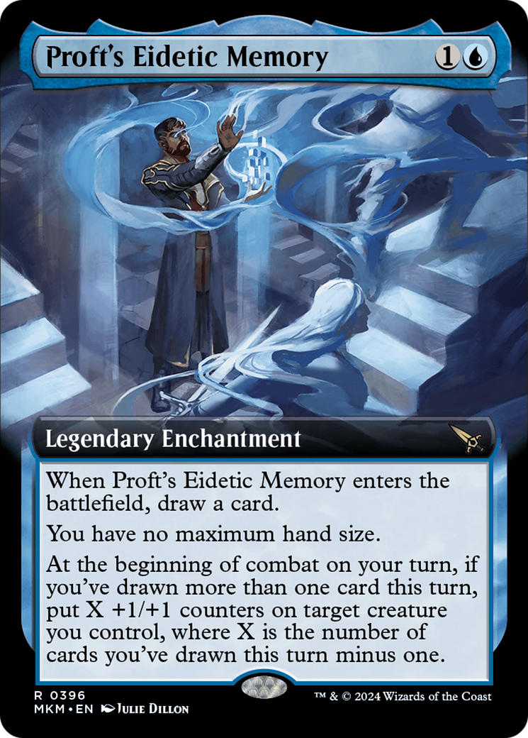 Proft's Eidetic Memory (Extended Art) (396) Foil - Murders at Karlov Manor