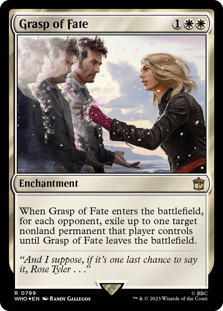 Grasp of Fate (Surge Foil) [Doctor Who] | Silver Goblin