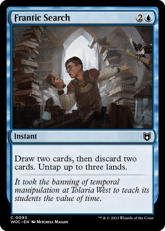 Frantic Search (093) - Wilds of Eldraine Commander