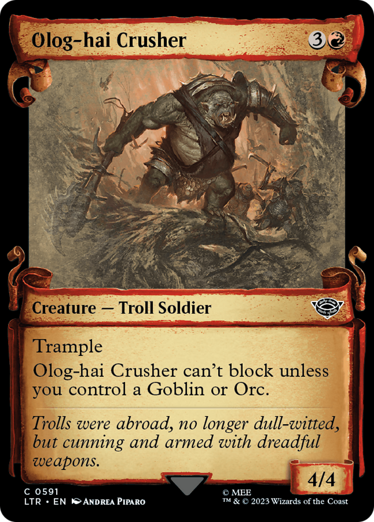 Olog-hai Crusher (Showcase) (591) - The Lord of the Rings: Tales of Middle-earth
