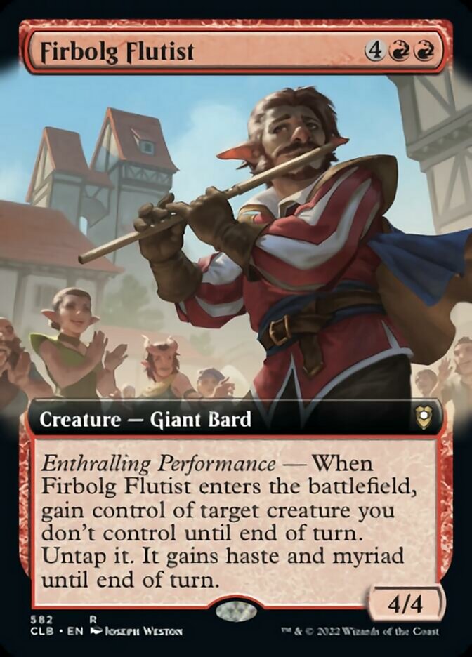 Firbolg Flutist (Extended Art) [Commander Legends: Battle for Baldur's Gate] | Silver Goblin