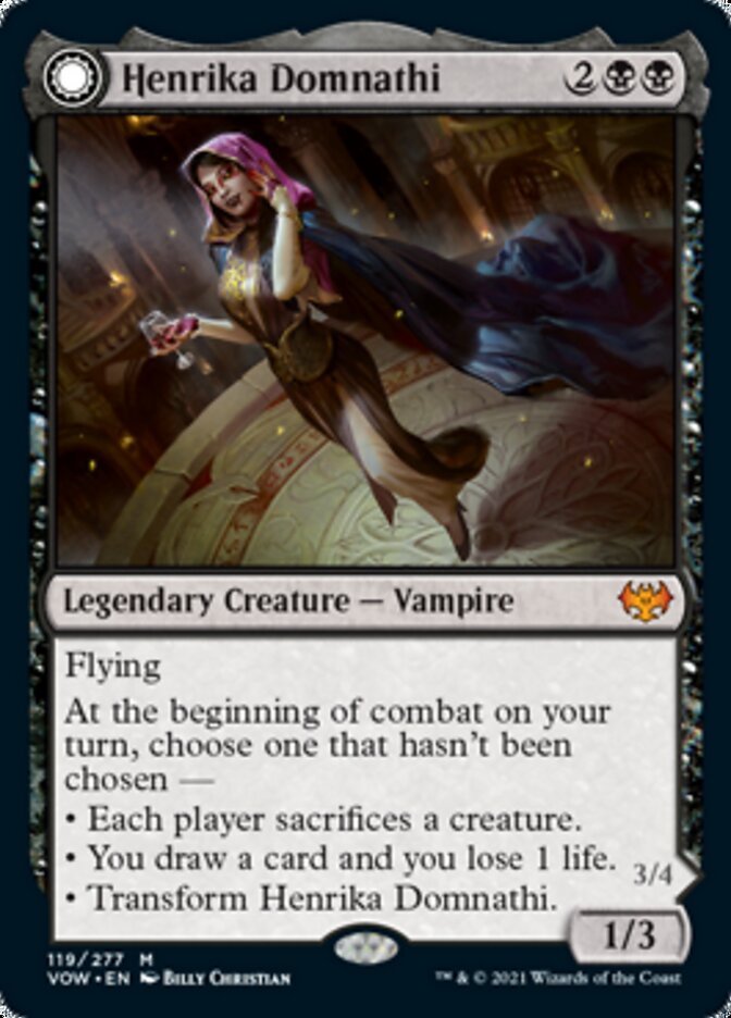 Henrika Domnathi // Henrika, Infernal Seer [Innistrad: Crimson Vow] | Silver Goblin