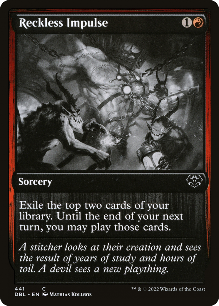 Reckless Impulse (441) Foil - Innistrad: Double Feature
